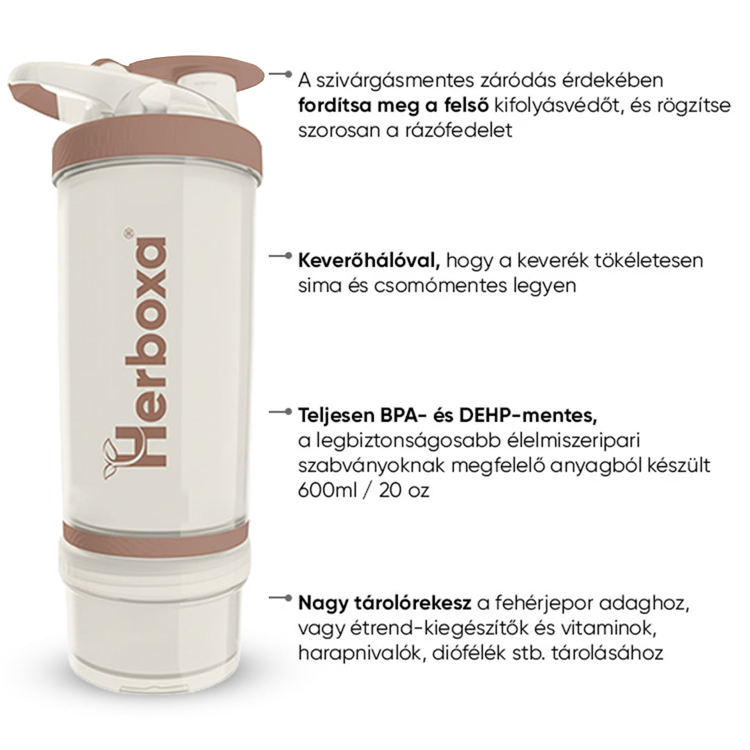 Шейкър бутилка Herboxa® (БЕЗПЛАТНО)